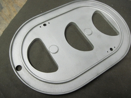 'Before' photo of Tri-Power air cleaner base