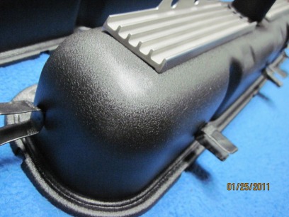Close up of Commando valve cover