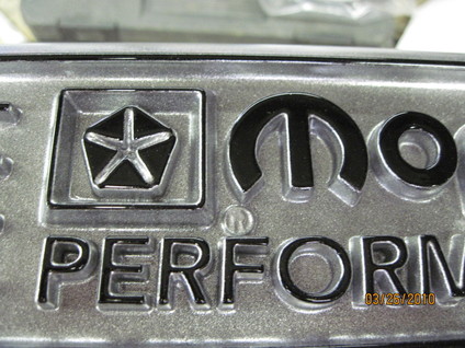 Close up of Alien Silver over Ink Black