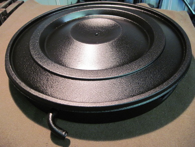 Mopar factory air cleaner assembly in Wetstone Black (wrinkle)