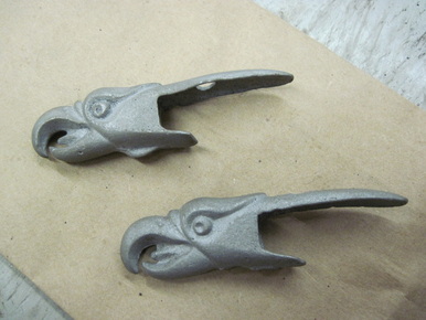 'Before' pic of sleigh accent pieces
