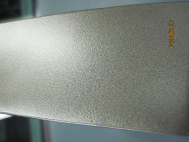 Extreme close up of Silver Glaze