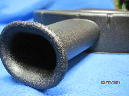 Mopar dual snorkel air cleaner in Wetstone Black