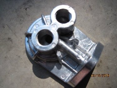 Aftermarket oil filter relocator on arrival
