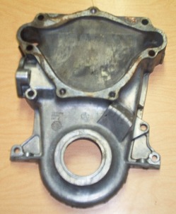 'Before' photo of Mopar timing cove